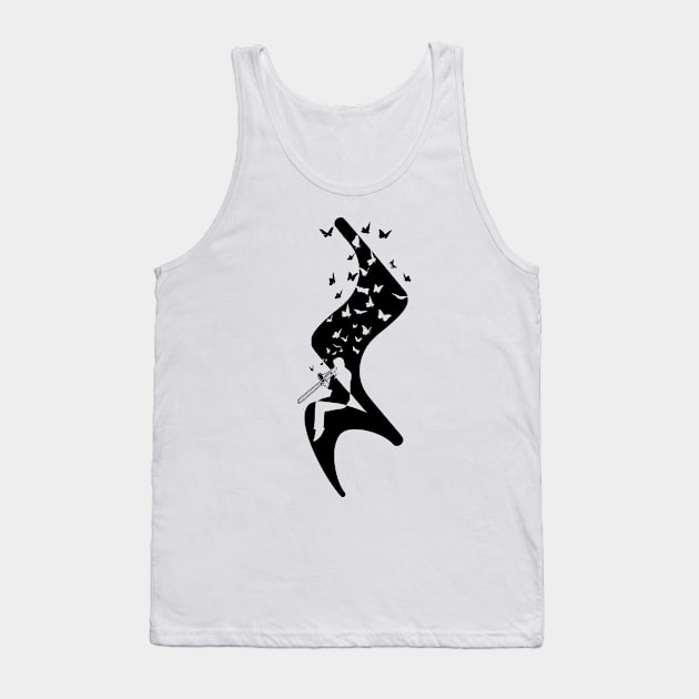 Trombone-Quarter Rest Tank Top by barmalisiRTB